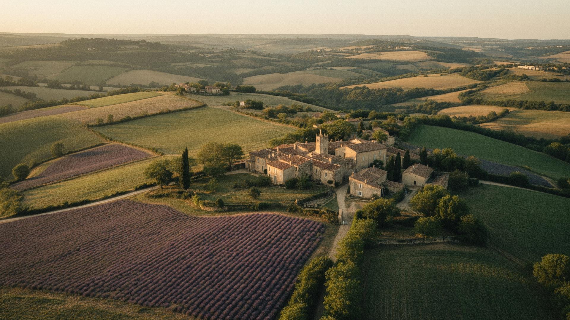 Paysage de terroir français