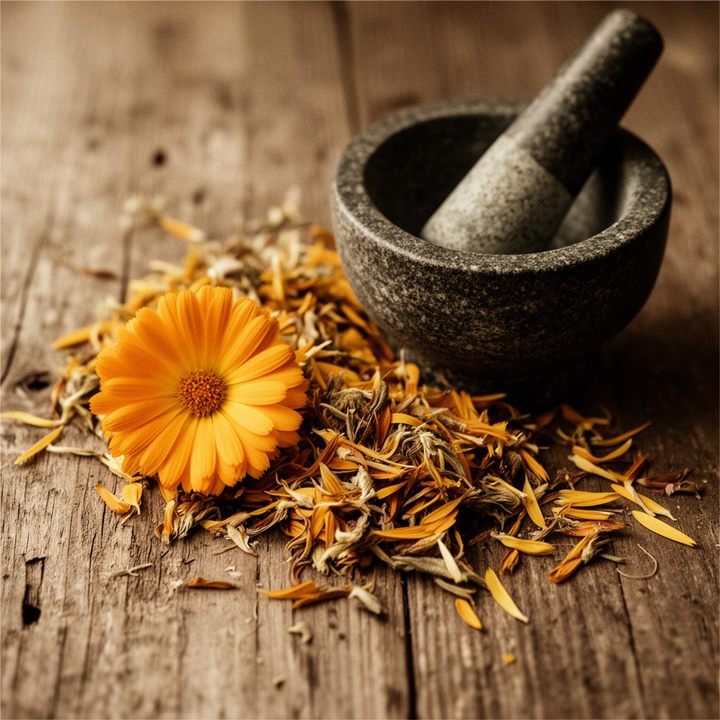Le calendula du Quercy, soleil des causses calcaires